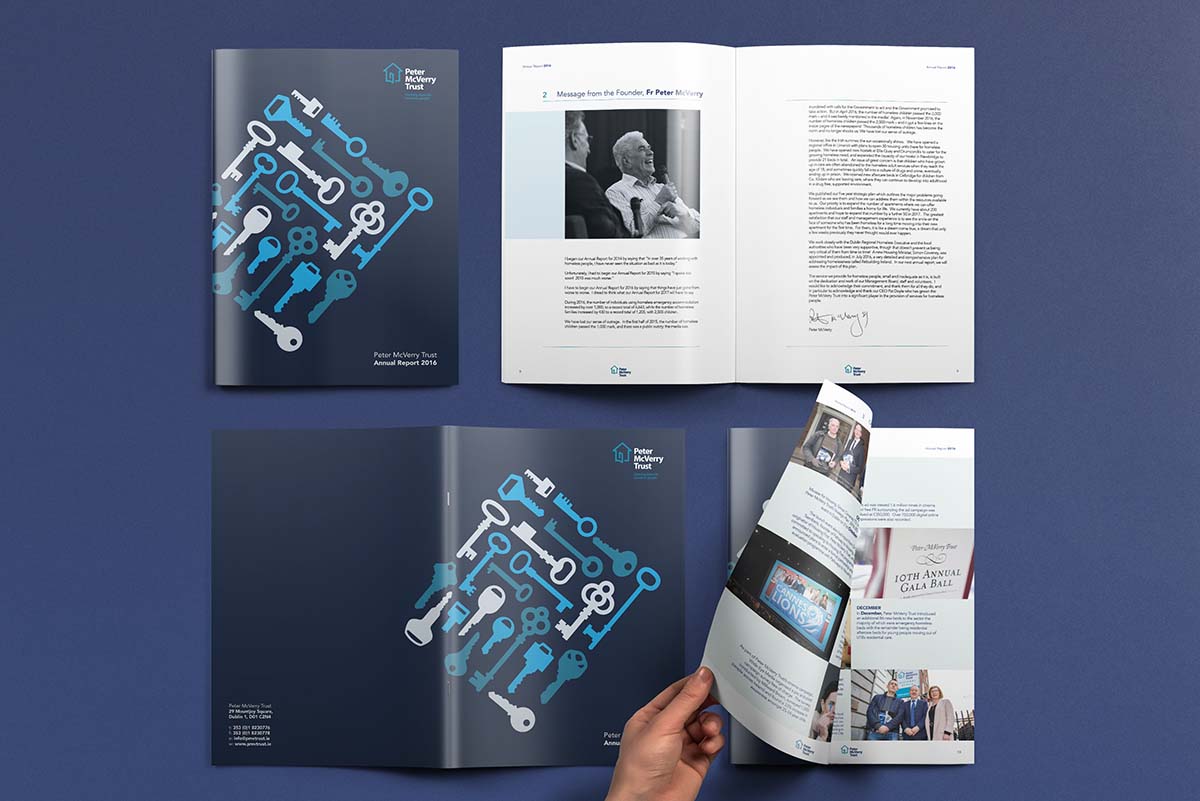 Annual Report Design Dublin Peter McVerry Trust