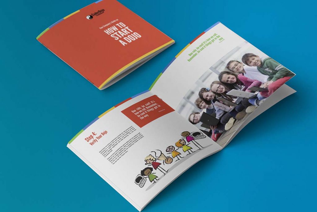 CoderDojo Corporate Brochure Design