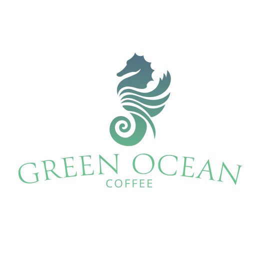 Green_Ocean_Coffee_Logo_design. When seahorses wrap their tails around something, they will hardly give up. That's why they are a great symbol of persistence and patience. Seahorses remind us of the importance of a support system to rely on when the “waves” get too rough. Green Ocean Coffee through persistence and patience is about doing their part in tackling the threat of climate change by enhancing marine habitats.