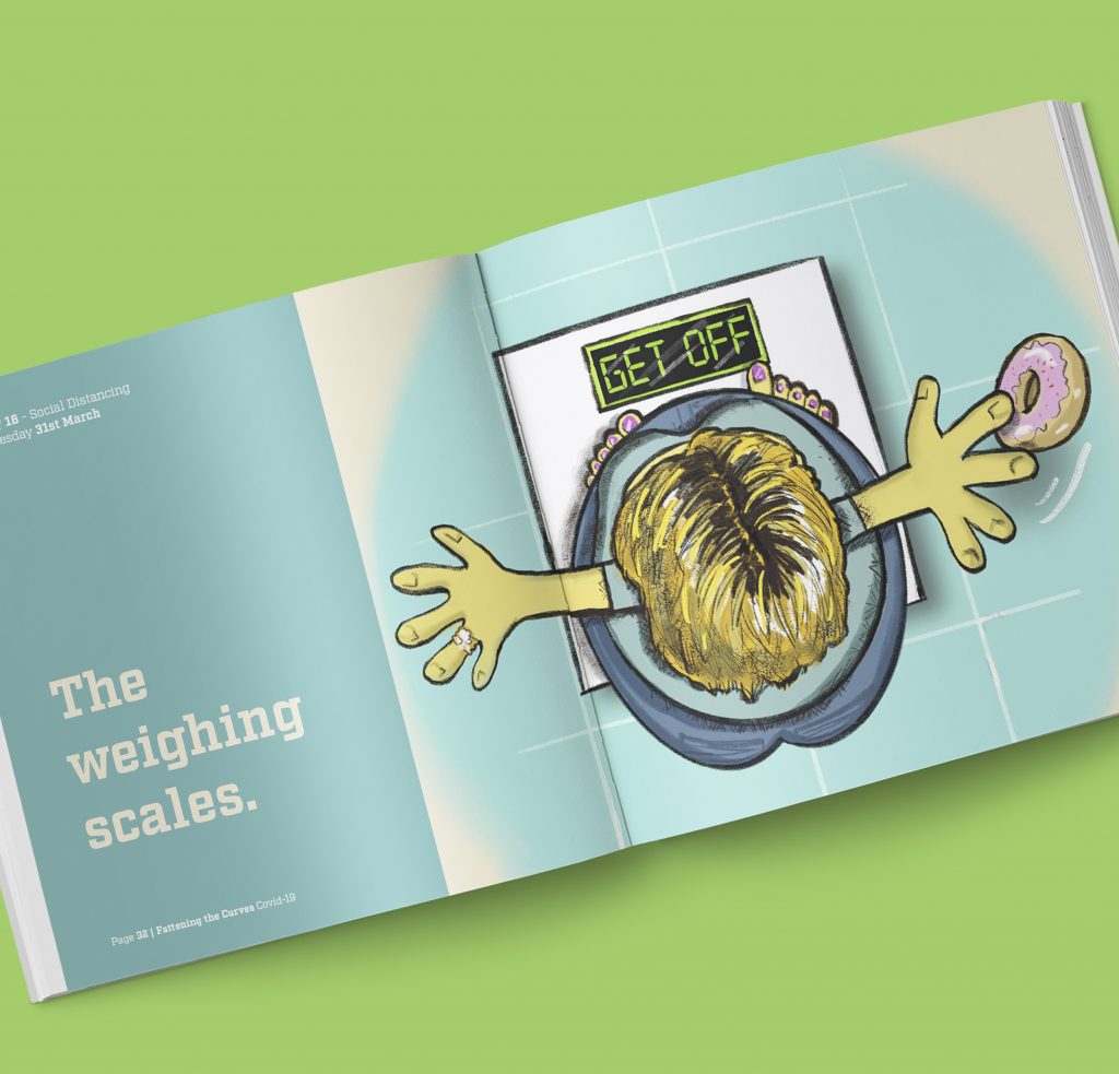 Fatten the Curves St. Francis Hospice Book Design