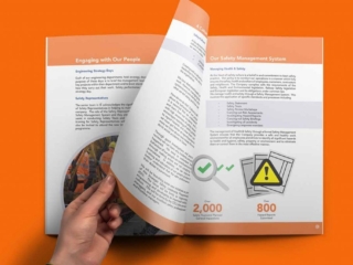 Irish Rail Brochure Design