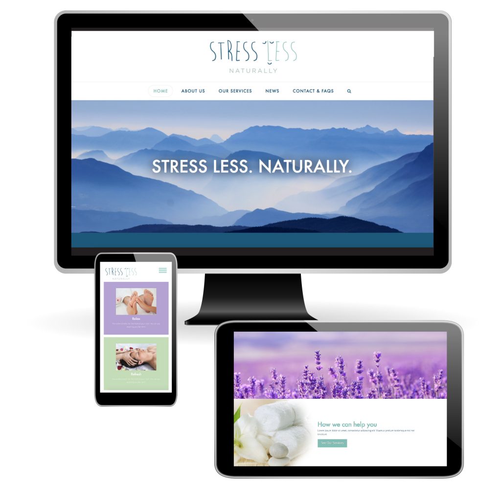 Stress Less Website Design 