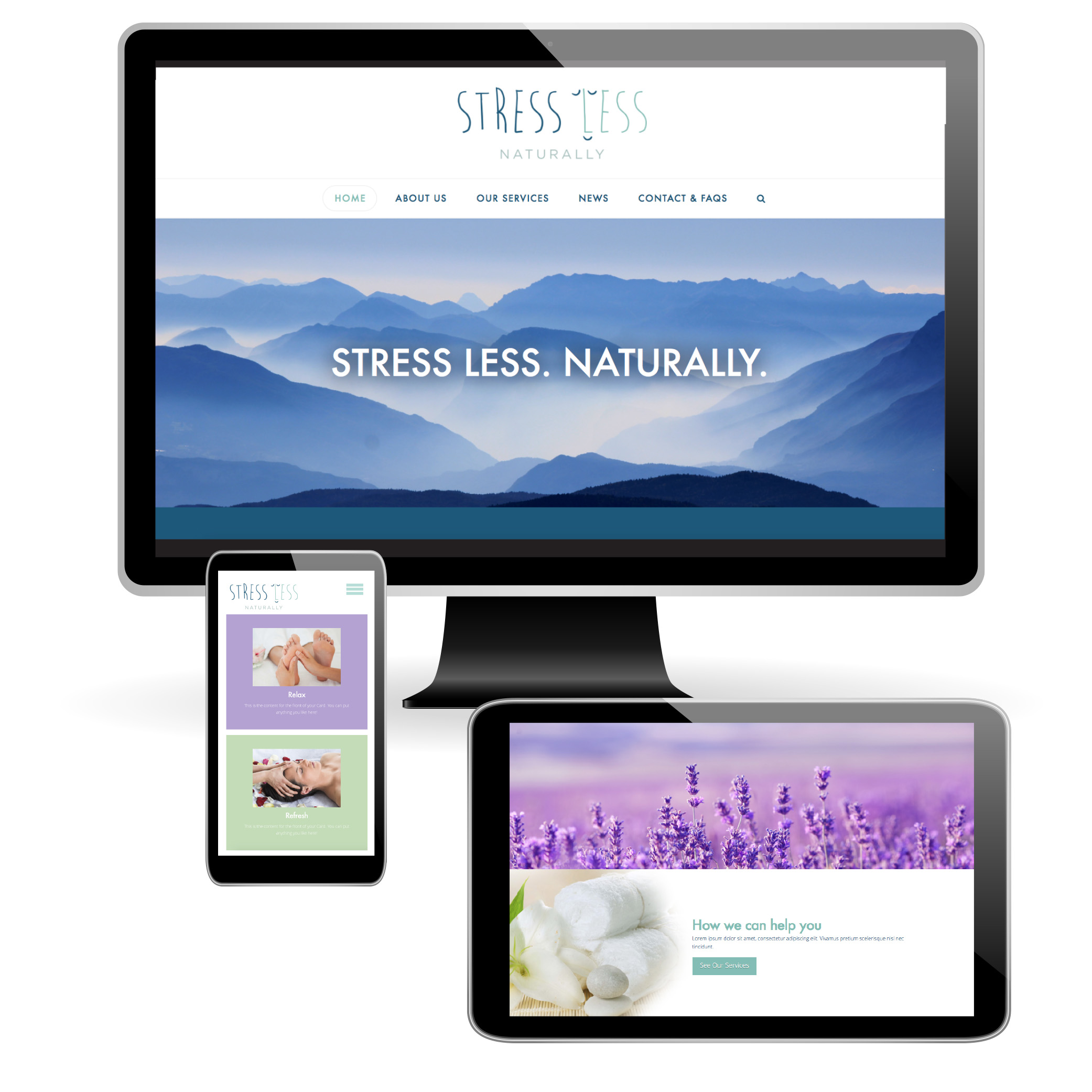 Stress Less Website Design