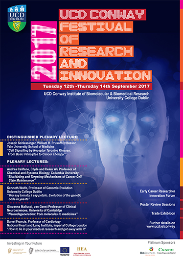 UCD Conway Festival of Research and Innovation Poster Design Campaign 2017
