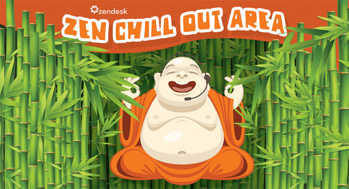 Zen Area Banner Design Una Healy Award Winning Graphic Design