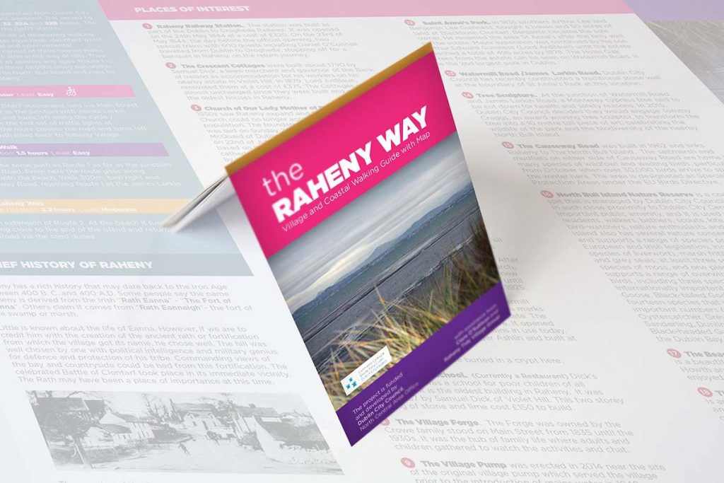 Award Winning Design: The Raheny Way Map Design for Dublin City Council
